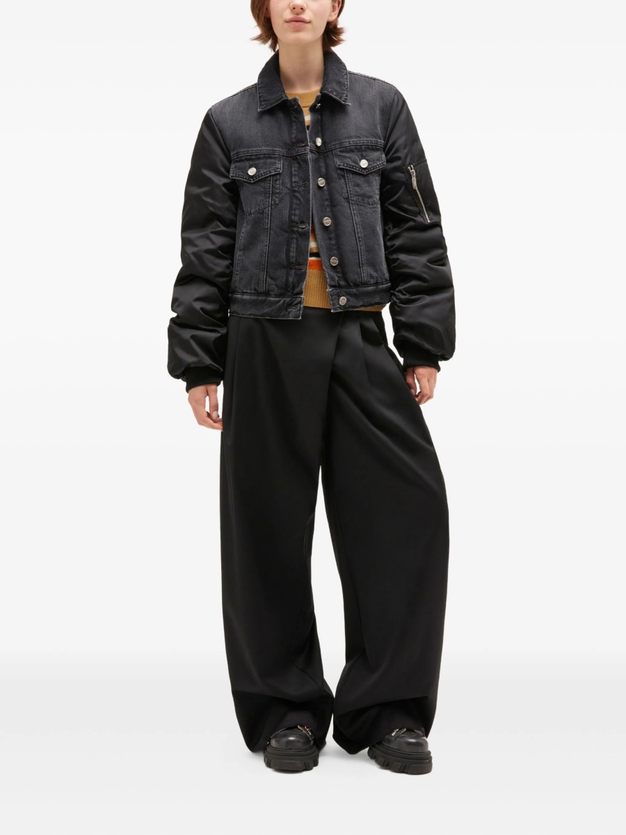 Geaca de blugi Ganni neagra - Img 2
