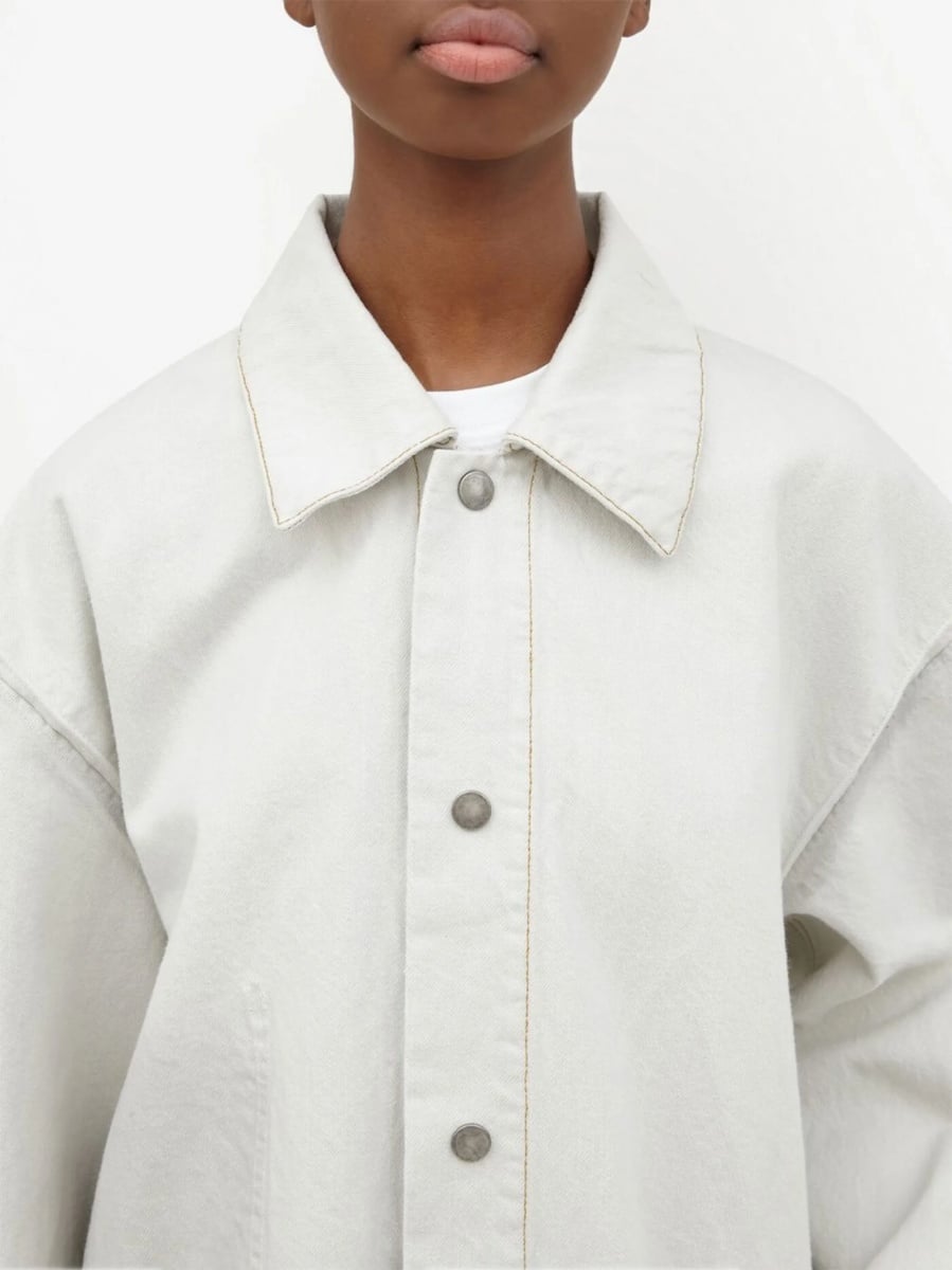 Geaca de blugi Maison Margiela alba - Img 5