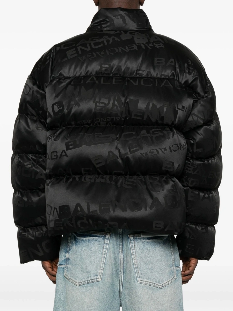 Geaca de iarna Balenciaga neagra - Img 4