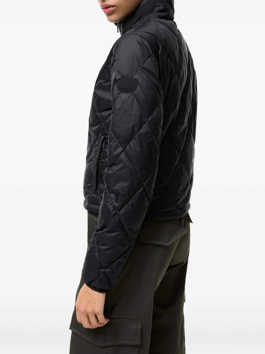 Geaca de iarna Burberry neagra din poliamida - Img 4
