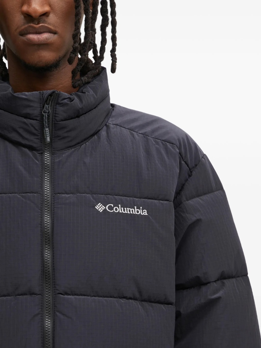 Geaca de iarna Columbia neagra din poliester reciclat - Img 5