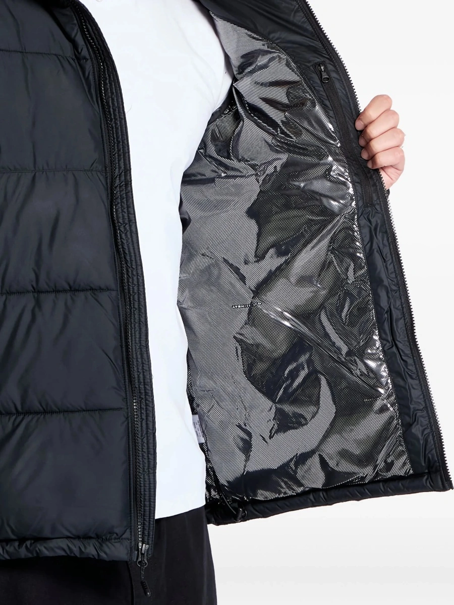 Geaca de iarna Columbia neagra din poliester reciclat - Img 4
