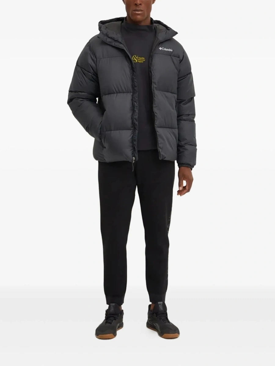 Geaca de iarna Columbia neagra din polyester - Img 2