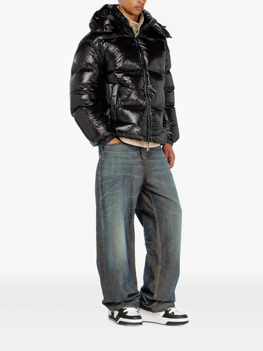 Geaca de iarna Diesel Oval D neagra - Img 2