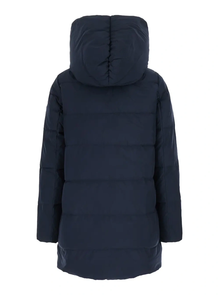 Geaca de Iarna Down jacket DVT DWN VSTE-INSULATED with high collar and long sleeves in blue tech fabric unisex - Img 2