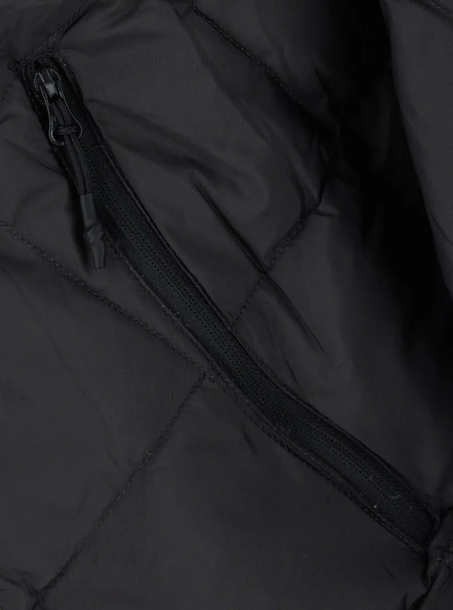 Geaca de Iarna Down jacket with high collar and long sleeves in black Tech Fabric for men - Img 2