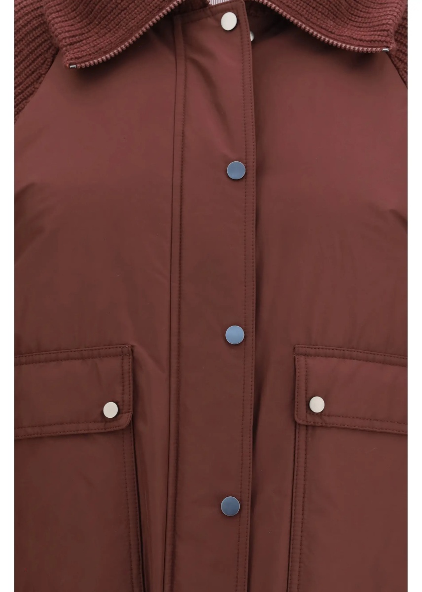 Geaca de Iarna Down Jacket with wool sleeves - Img 3