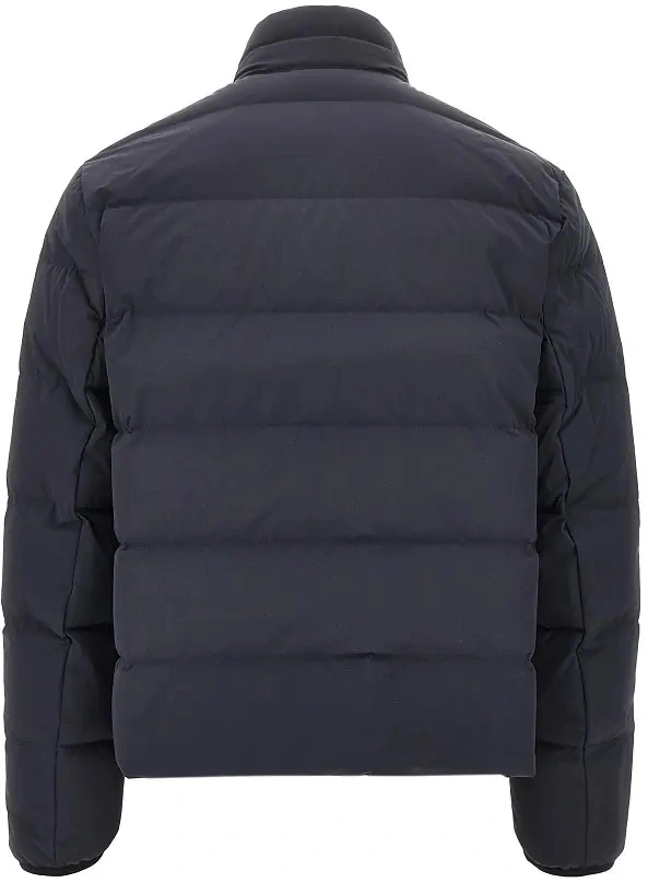 Geaca de iarna Emporio Armani albastra din nylon - Img 3