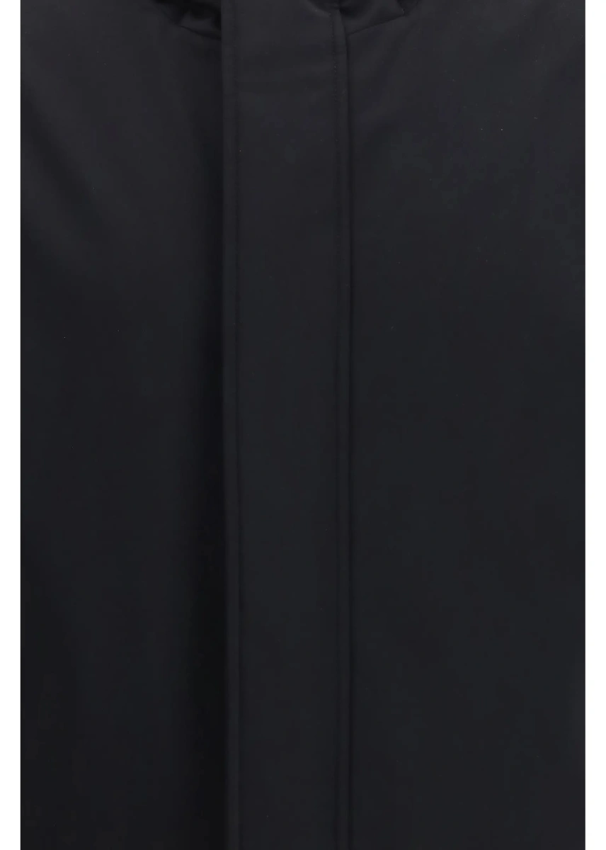 Geaca de iarna Herno neagra din nylon - Img 3