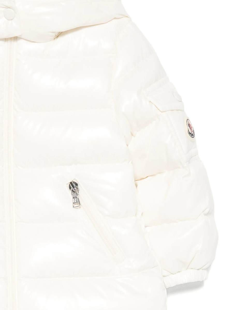 Geaca de iarna Moncler alba din poliamida - Img 3