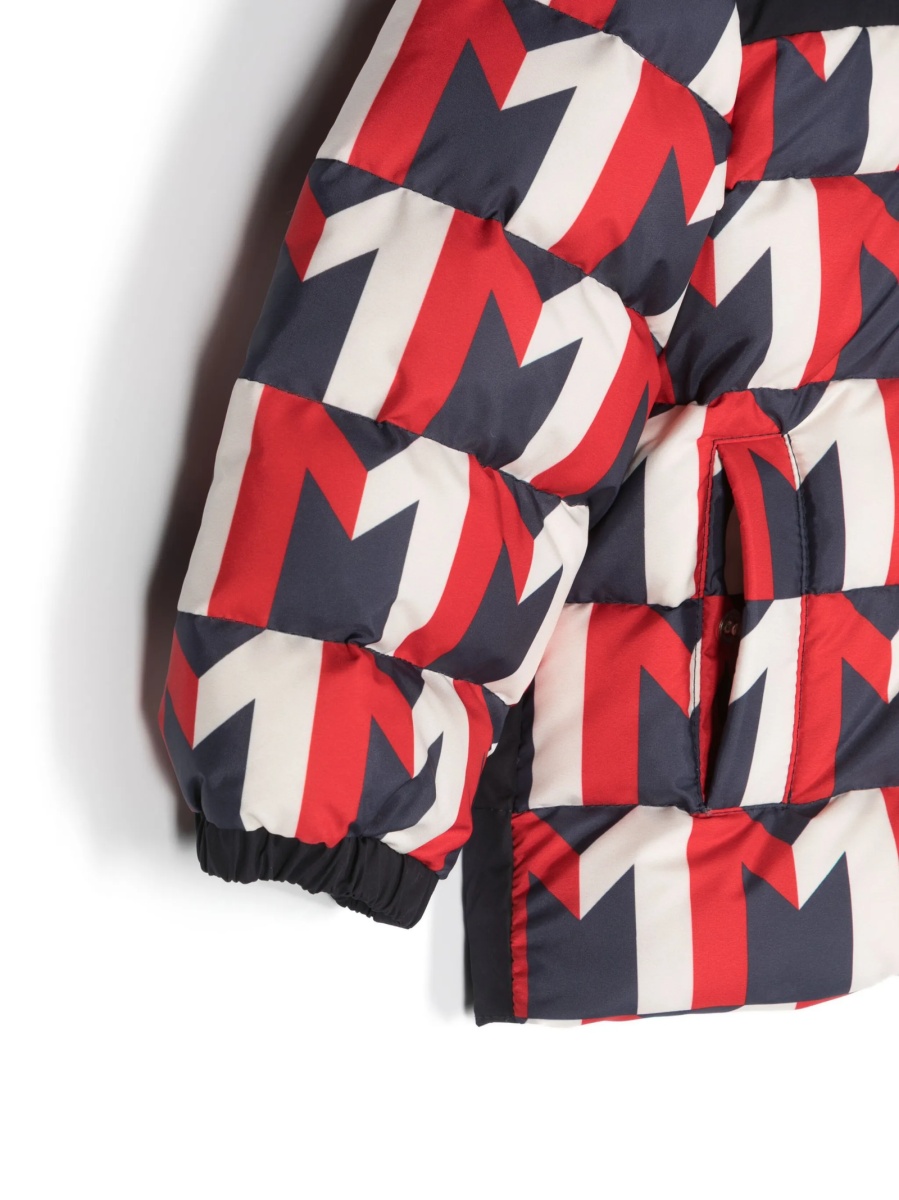Geaca de iarna Moncler albastra din polyester - Img 3