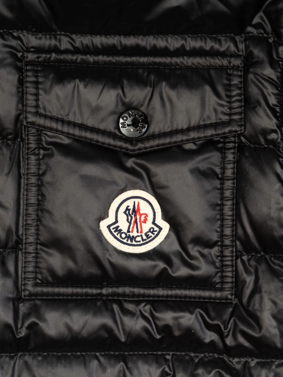 Geaca de iarna Moncler neagra din poliamida - Img 3