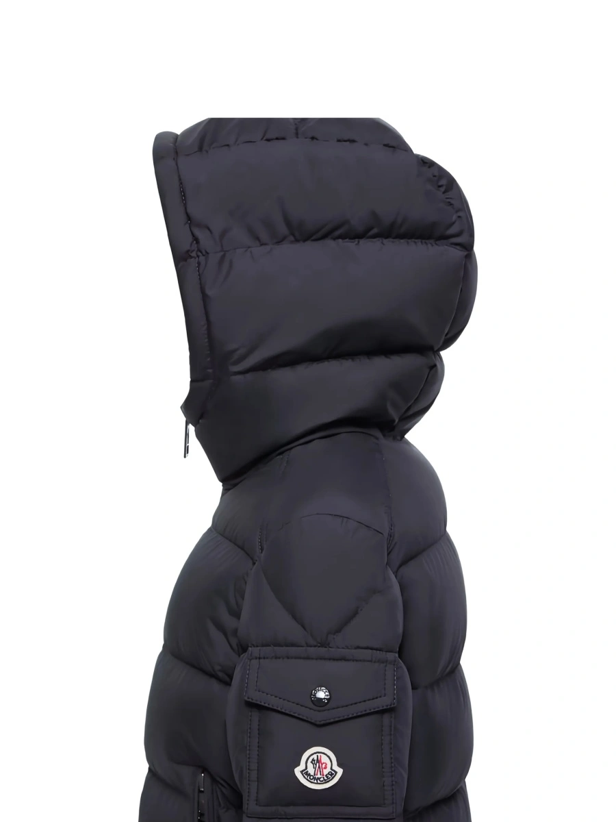 Geaca de iarna Moncler neagra din polyester - Img 3