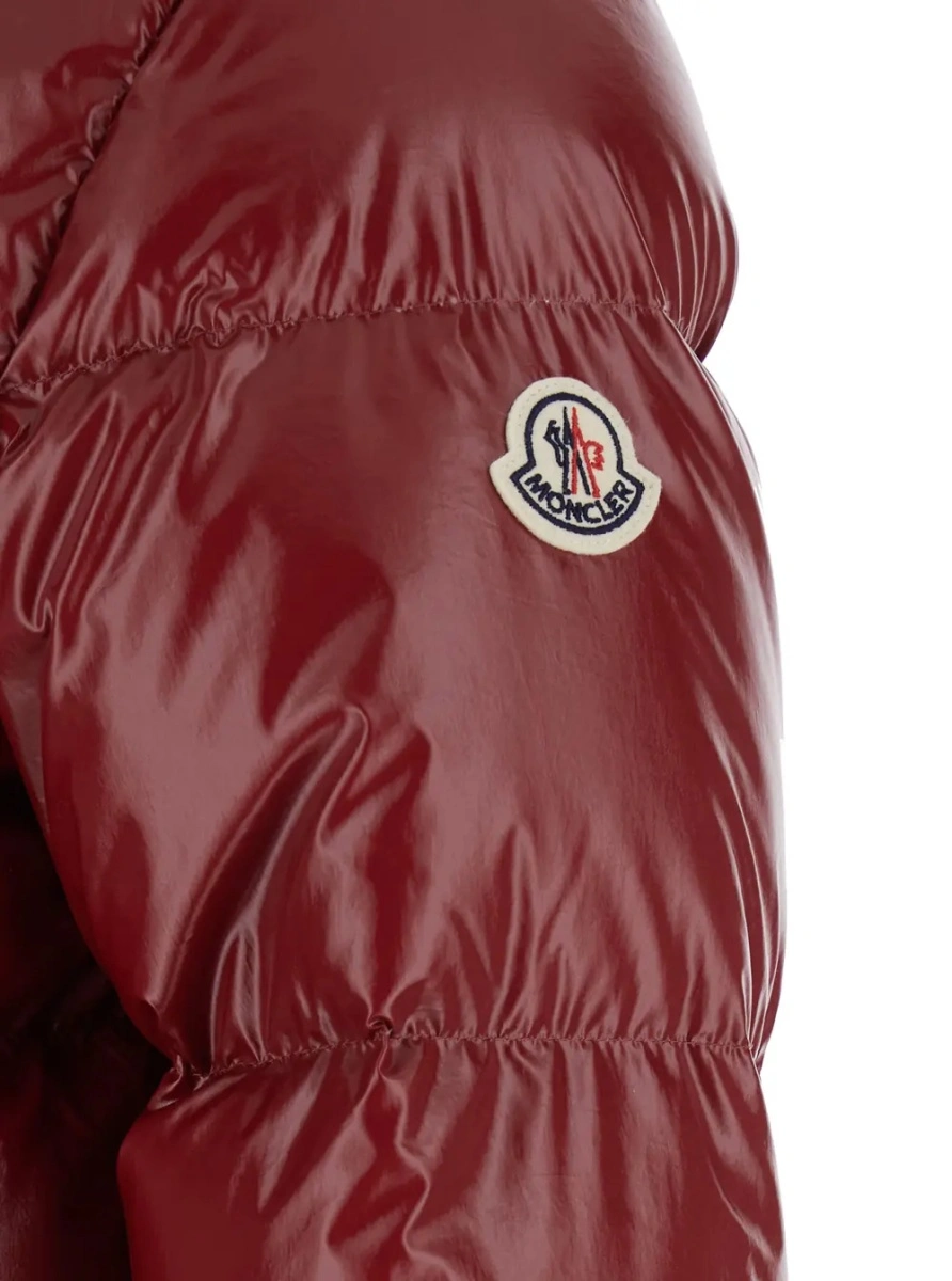 Geaca de iarna Moncler rosie 'Niveole' - Img 3
