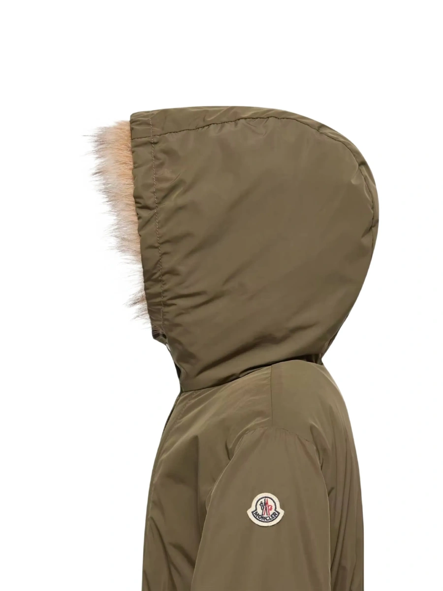 Geaca de iarna Moncler verde din polyester - Img 3
