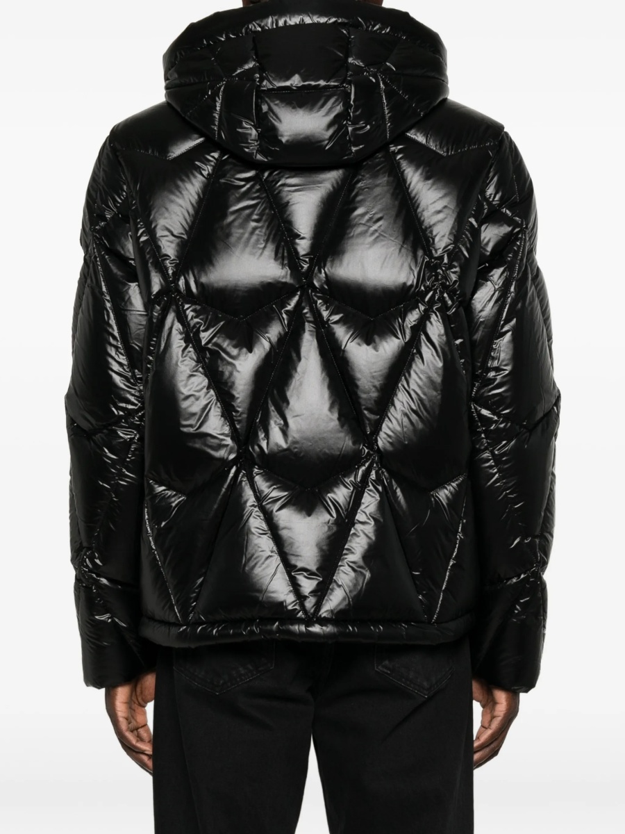 Geaca de iarna Moose Knuckles neagra din nylon - Img 4