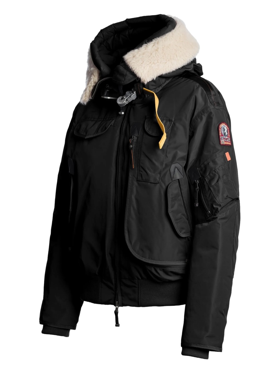 Geaca de iarna Parajumpers neagra din blana si poliamida - Img 4