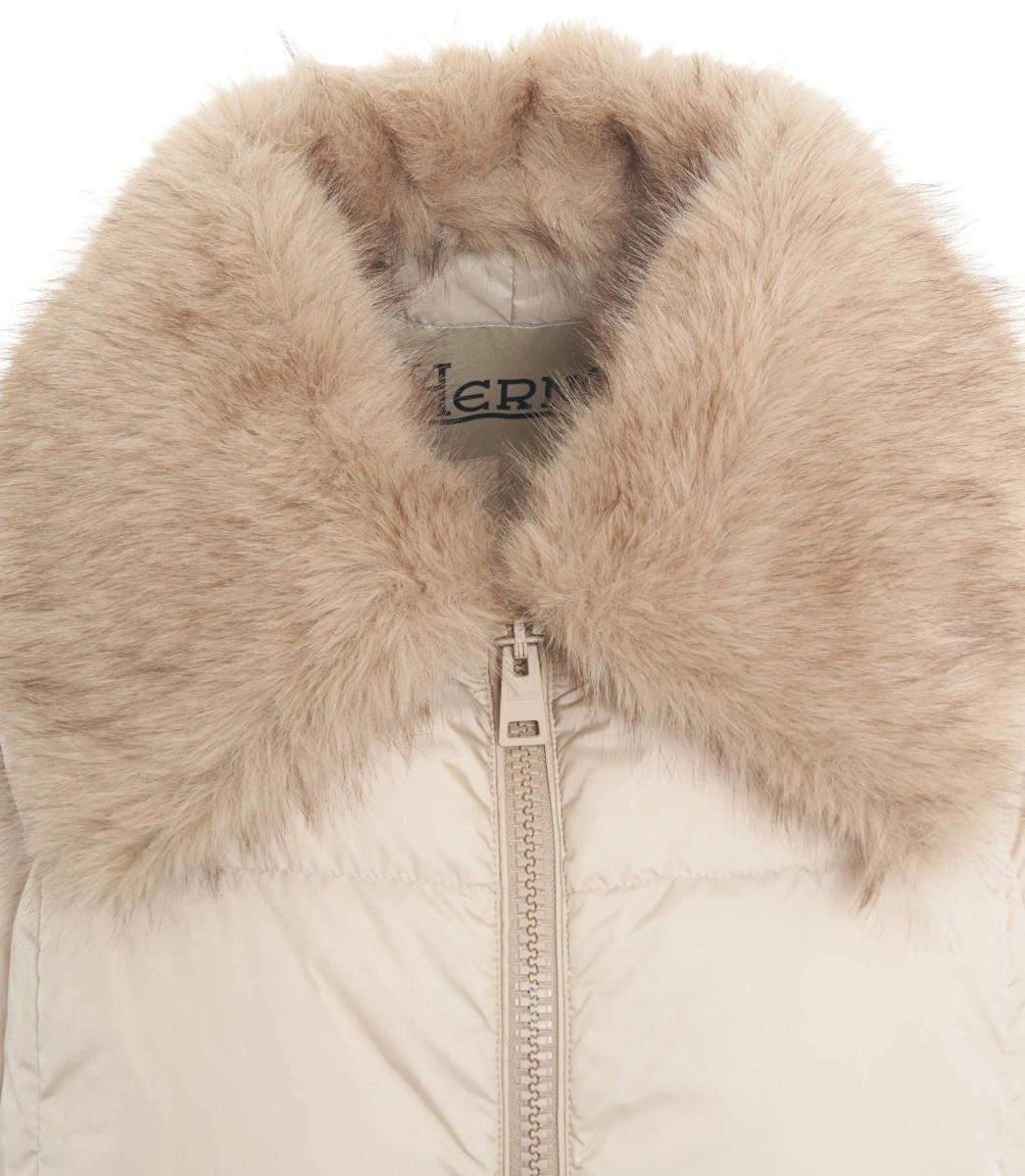 Geaca de Iarna Puffer jacket with fur collar - Img 4
