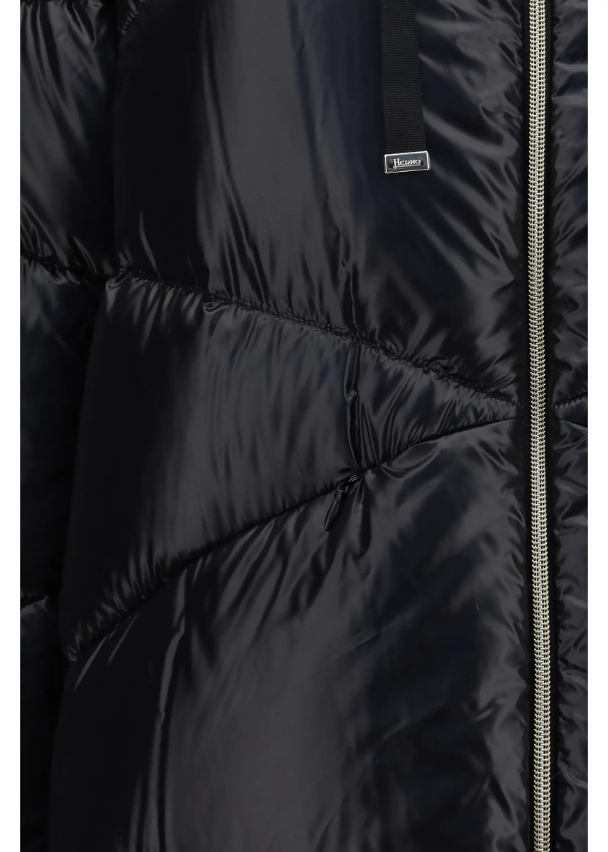 Geaca de Iarna Quilted drawstring down Jacket - Img 3