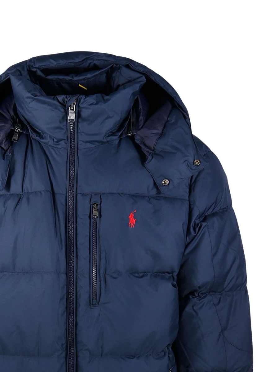Geaca de iarna Ralph Lauren albastra din polyester - Img 4