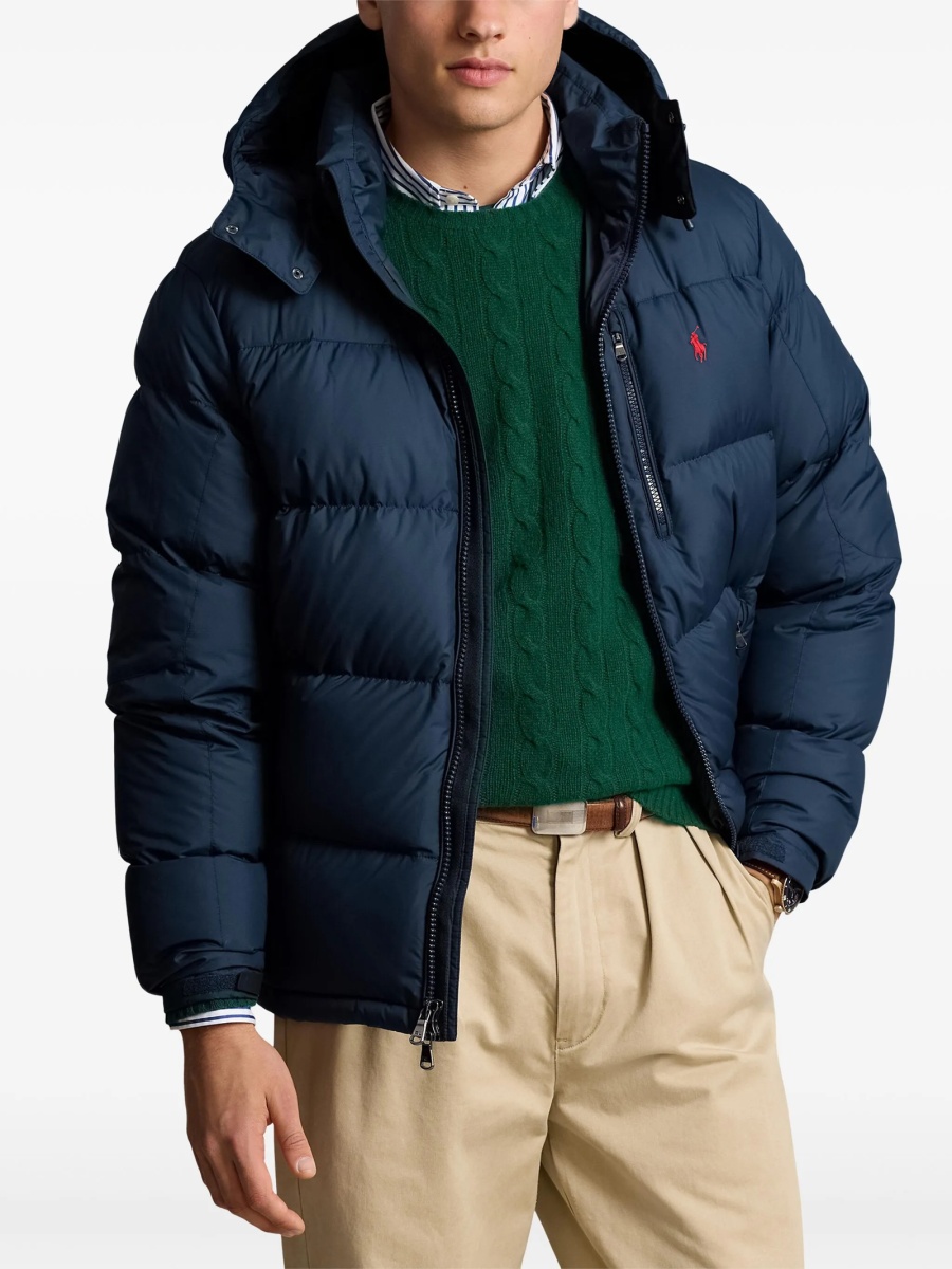 Geaca de iarna Ralph Lauren albastra din polyester - Img 6