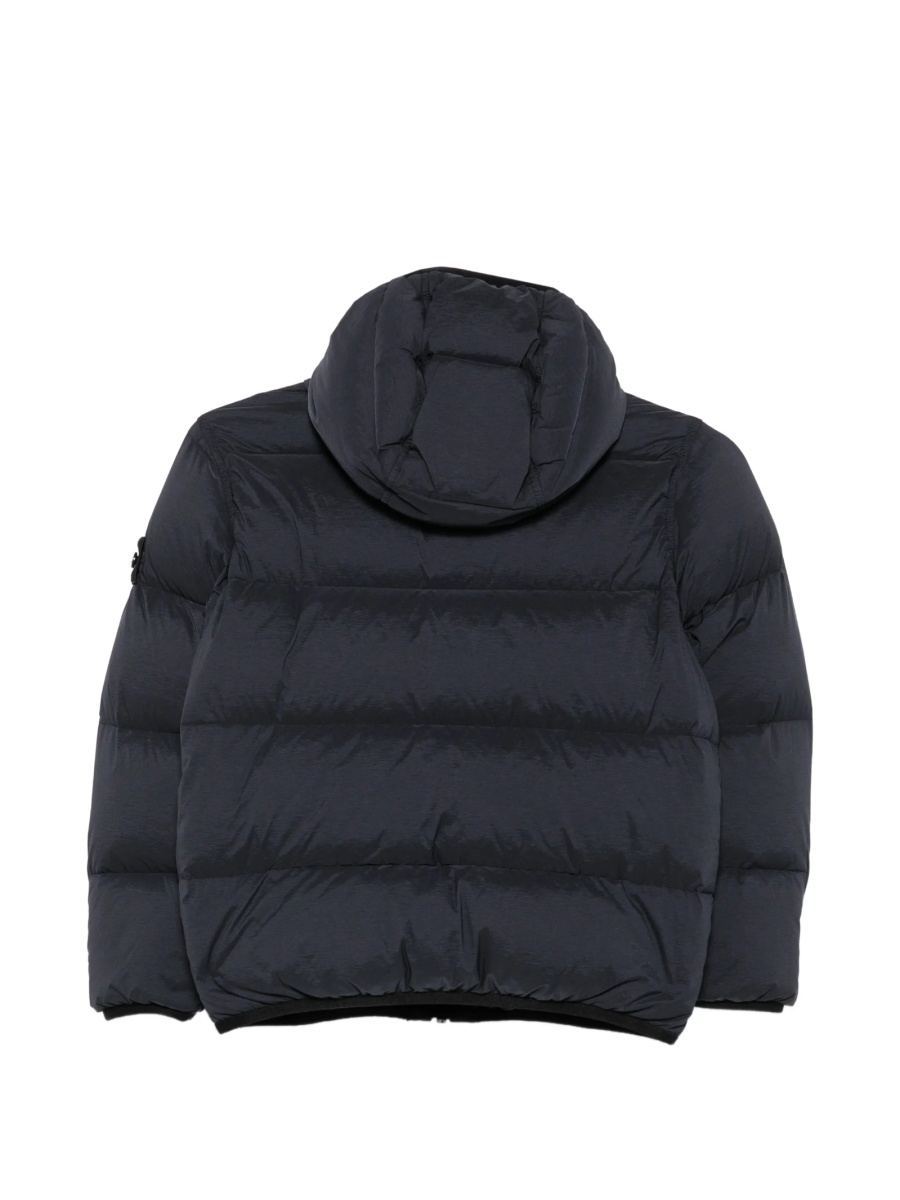 Geaca de iarna Stone Island albastra din spandex/elastan si poliamida - Img 2