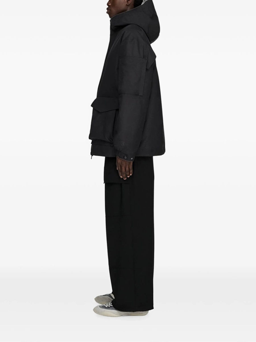 Geaca de iarna Y-3 neagra din polyester - Img 4