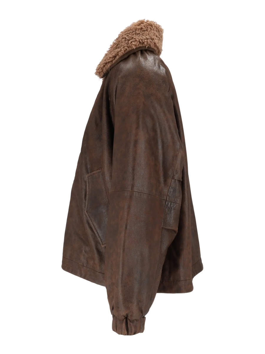 Geaca de Piele WOMAN LEATHER JACKET - Img 2