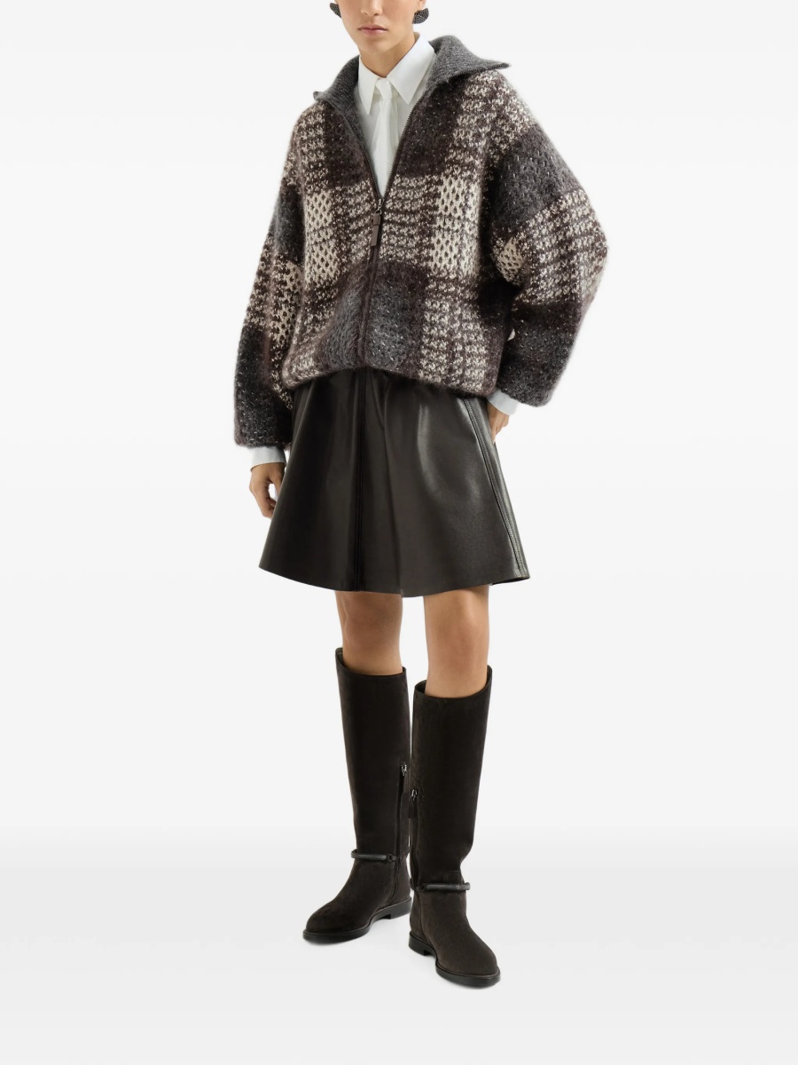 Geaca Oversize Brunello Cucinelli gri - Img 2