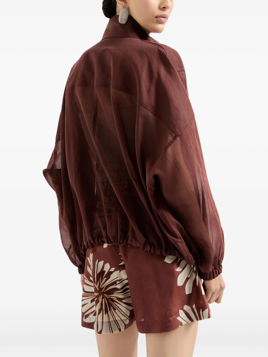 Geaca Oversize Brunello Cucinelli rosie - Img 4