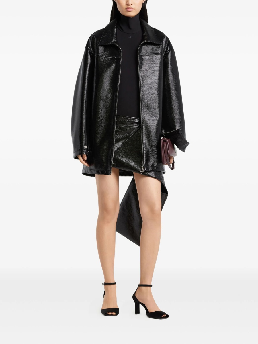 Geaca Oversize COURRÈGES neagra - Img 2