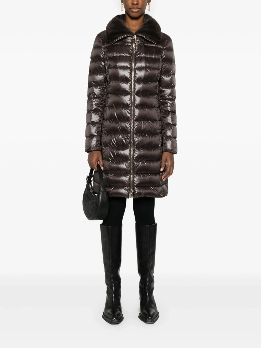 Geaca Oversize Herno maro din poliamida si polyester - Img 2