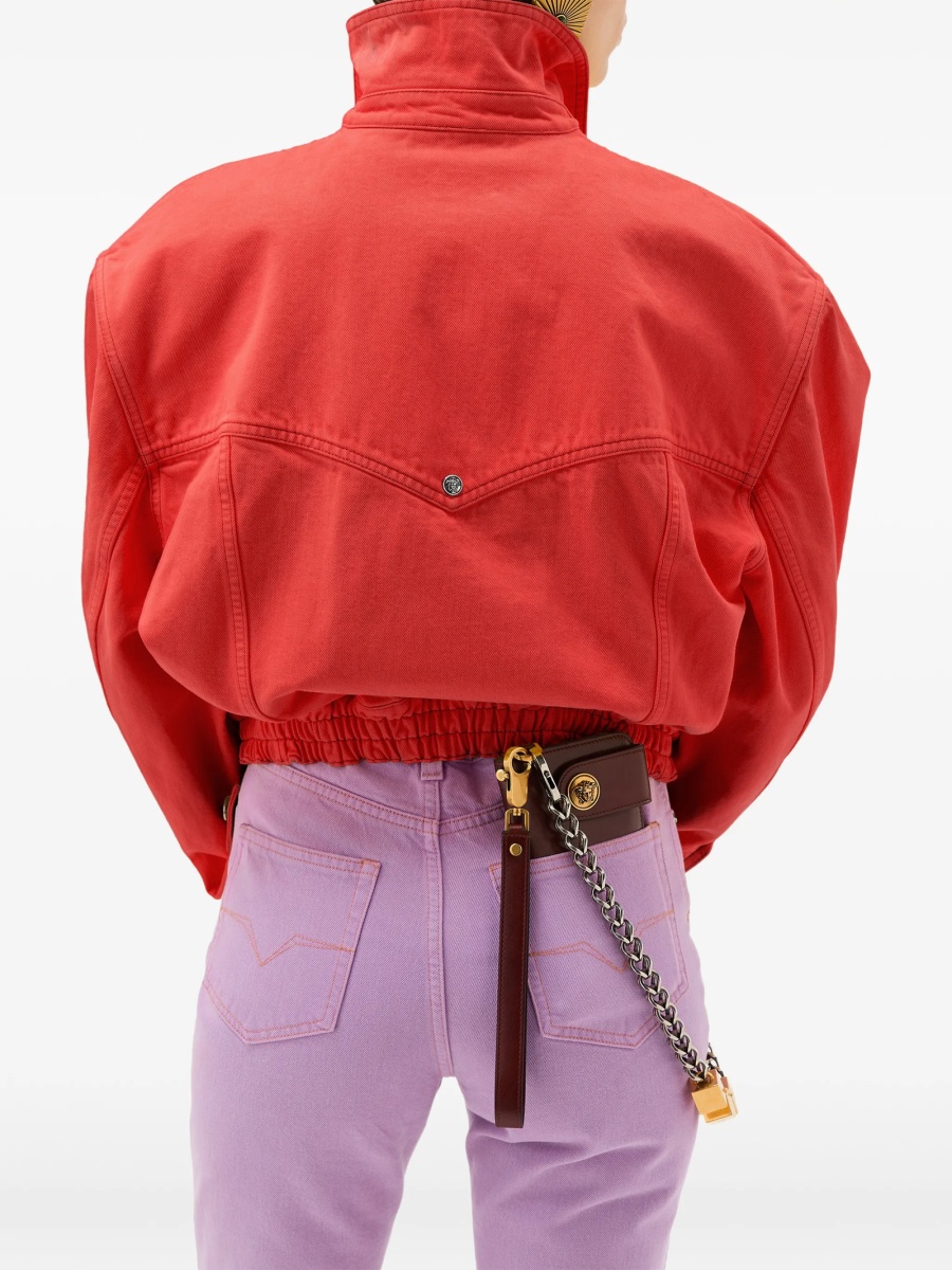 Geaca Oversize Versace rosie - Img 4