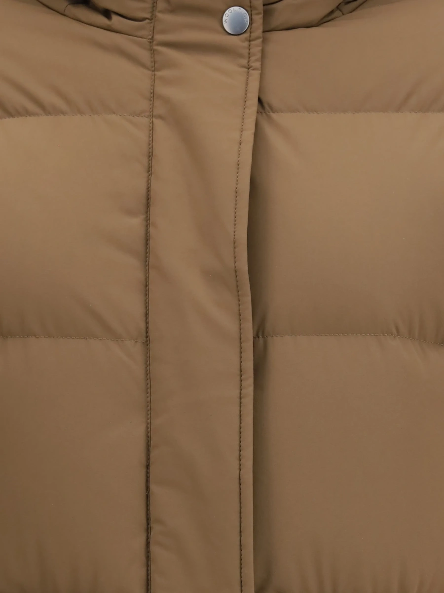 Geaca Oversize Woolrich maro din elastan si poliamida - Img 4