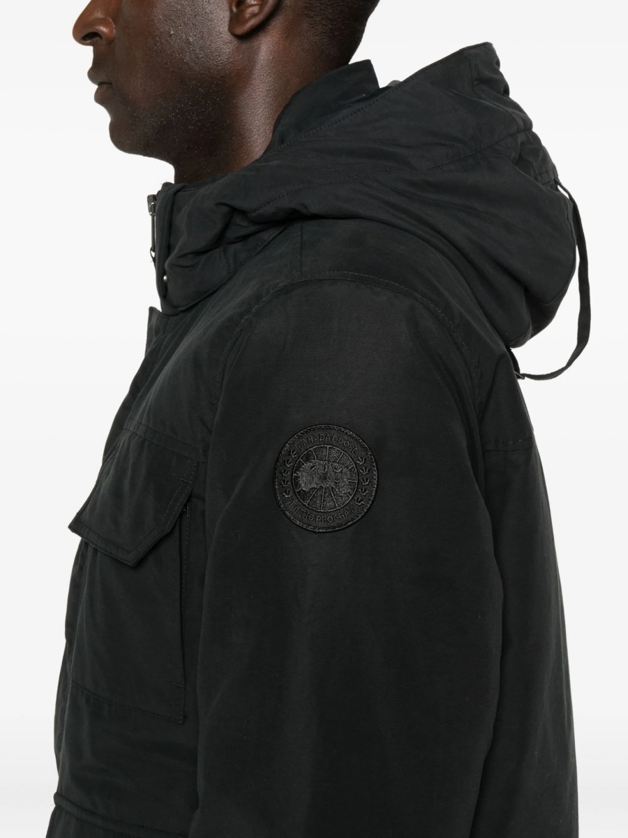 Geaca Parka CANADA GOOSE neagra din bumbac si poliamida - Img 5