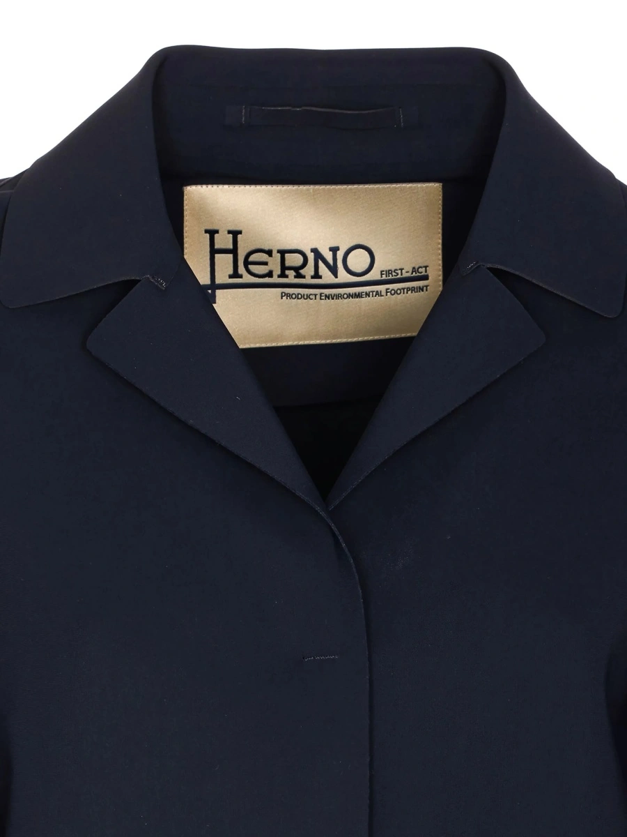 Geaca Parka Herno albastra din spandex/elastan si poliamida - Img 4