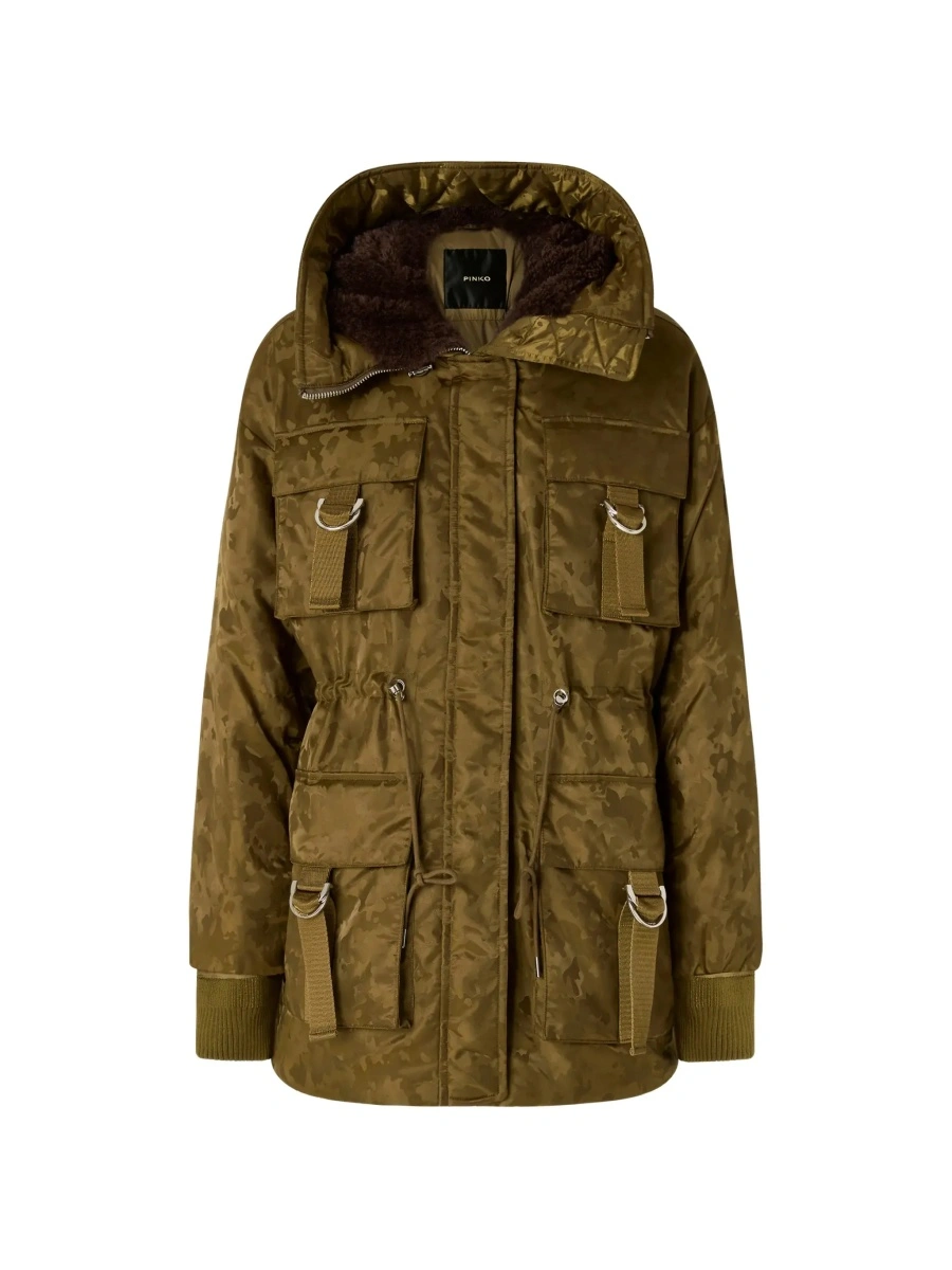 Geaca parka Pinko verde - Img 5