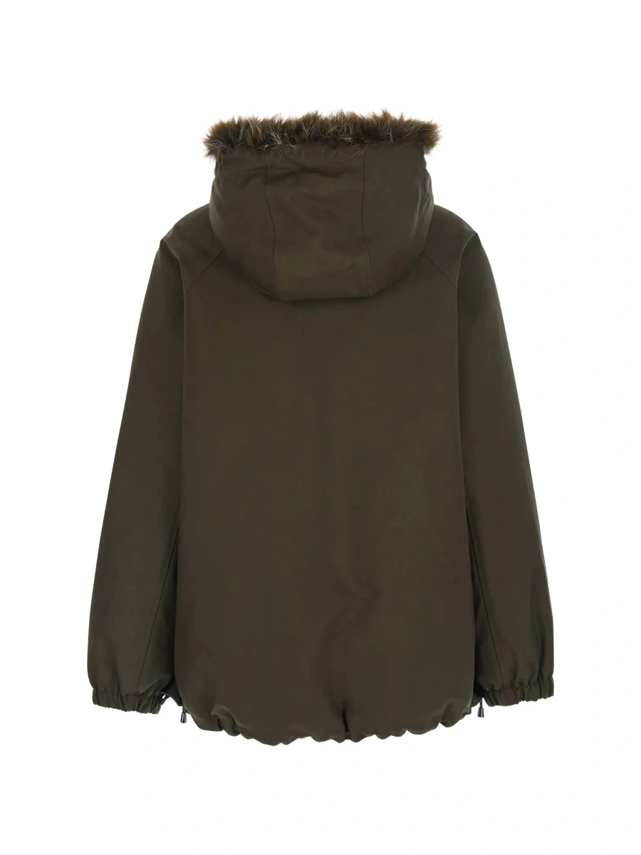 Geaca parka VALENTINI 1972 verde din bumbac - Img 5
