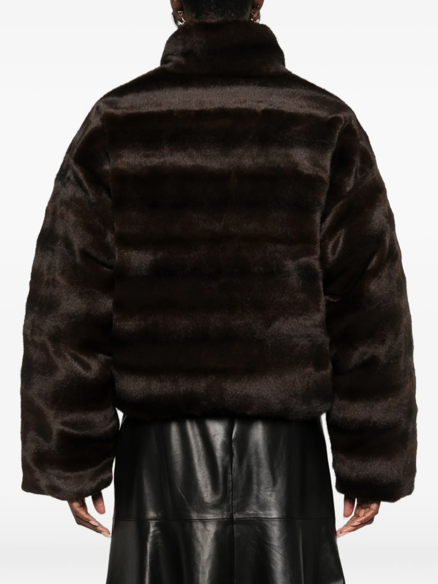 Geaca ski Balenciaga maro din poliamida si polyester - Img 4