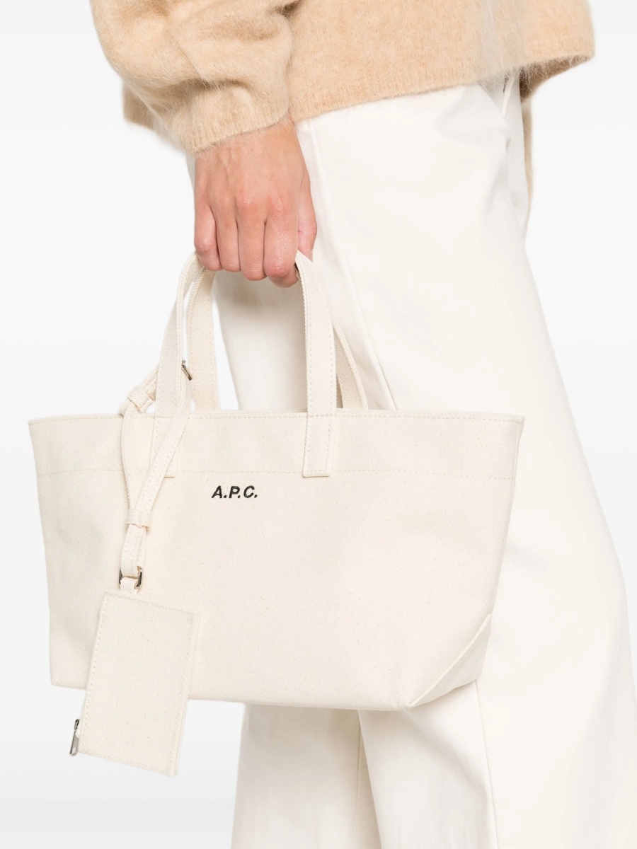 Geanta de mana A.P.C. neutra din bumbac - Img 2