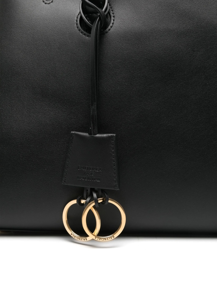 Geanta de mana Balenciaga neagra din piele - Img 4