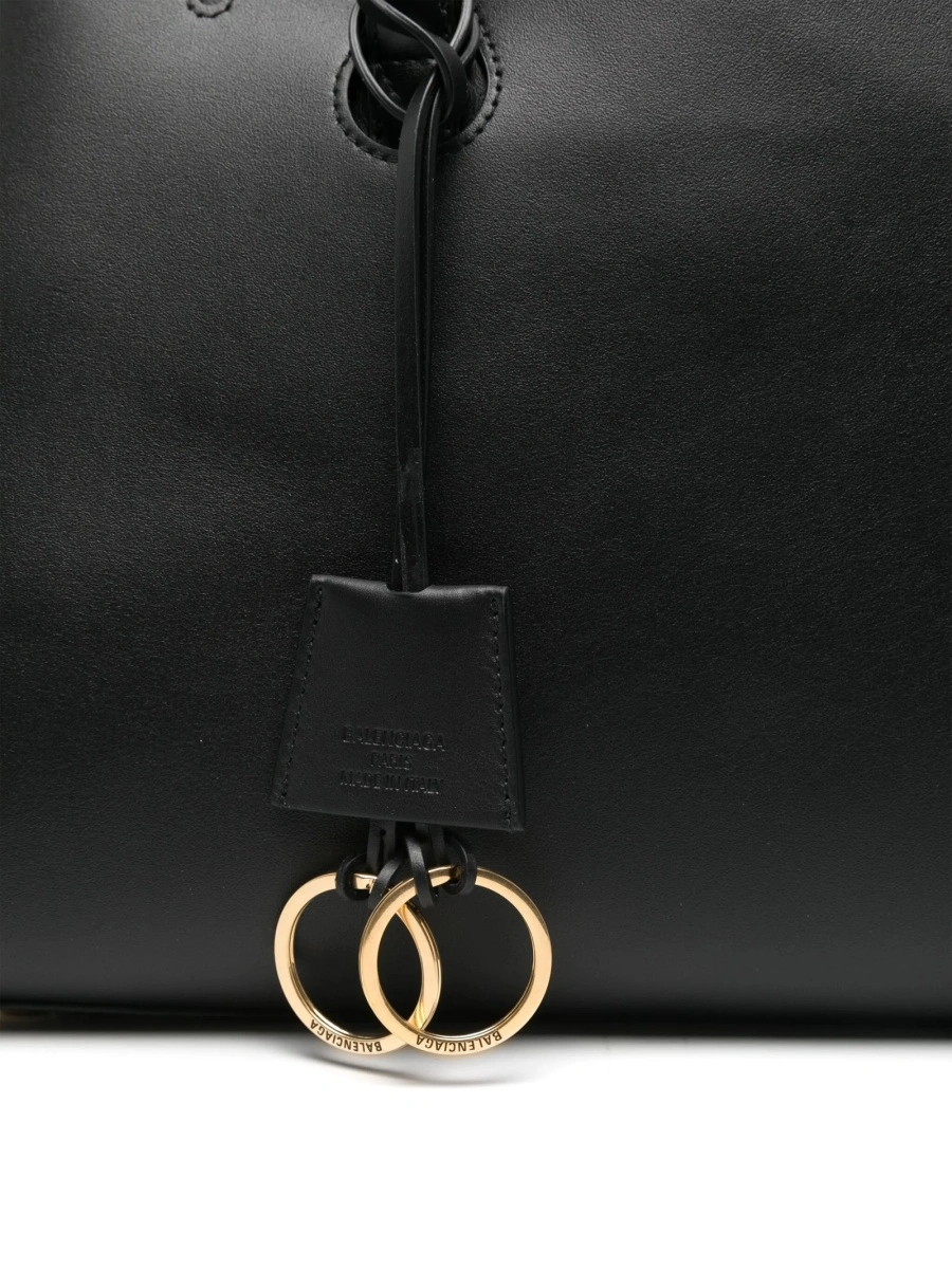 Geanta de mana Balenciaga neagra din piele - Img 4