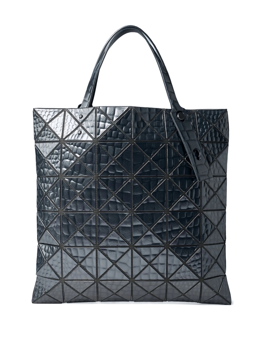 Geanta de mana BAO BAO ISSEY MIYAKE gri din piele eco si polyester - Img 2