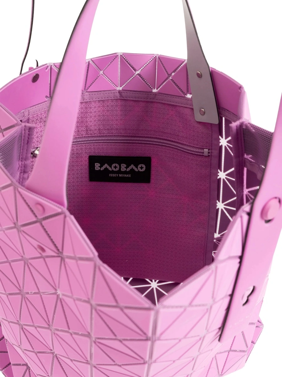 Geanta de mana BAO BAO ISSEY MIYAKE roz din pvc si polyester - Img 5