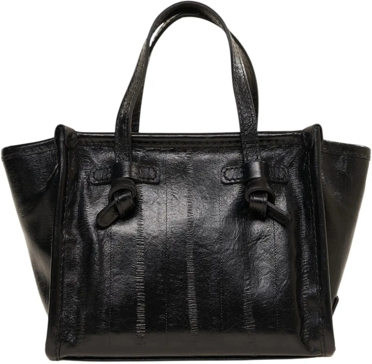 Geanta de mana GIANNI CHIARINI neagra din piele - Img 3