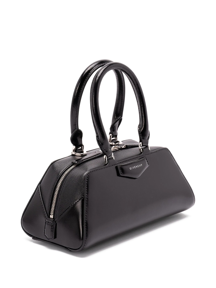 Geanta de mana Givenchy antigona neagra din piele - Img 3