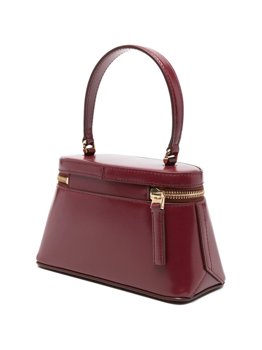 Geanta de mana Givenchy antigona rosie din piele - Img 3
