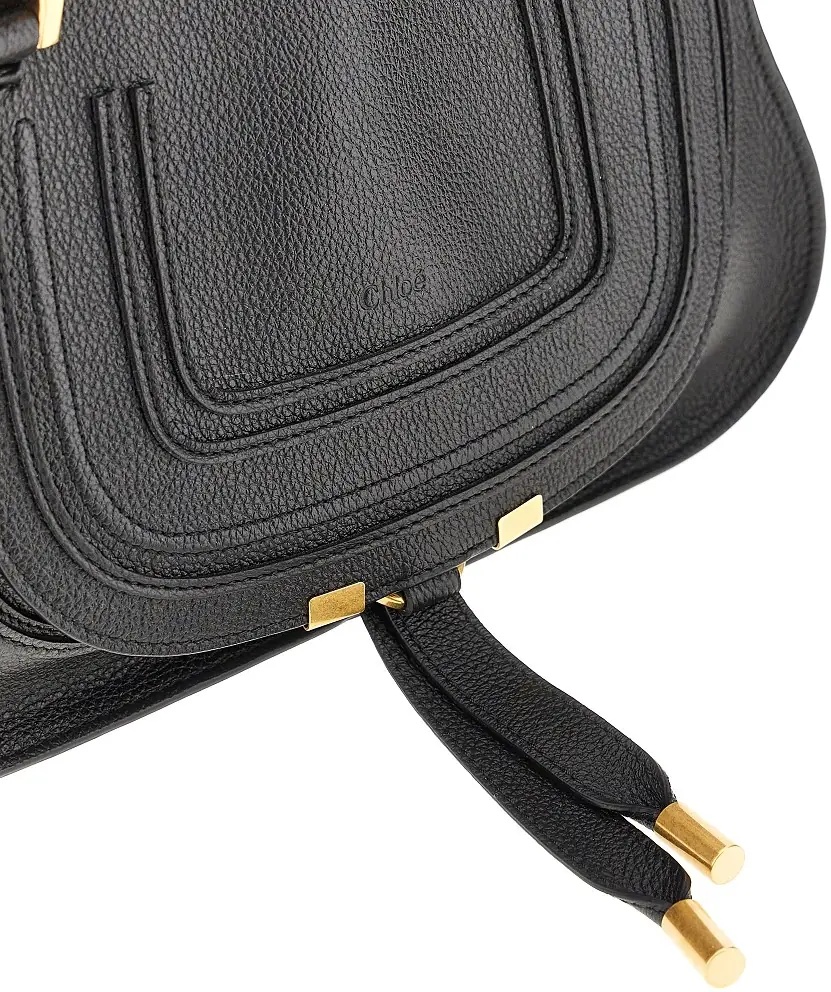 Geanta de mana Grained leather small 'Marcie' bag - Img 4