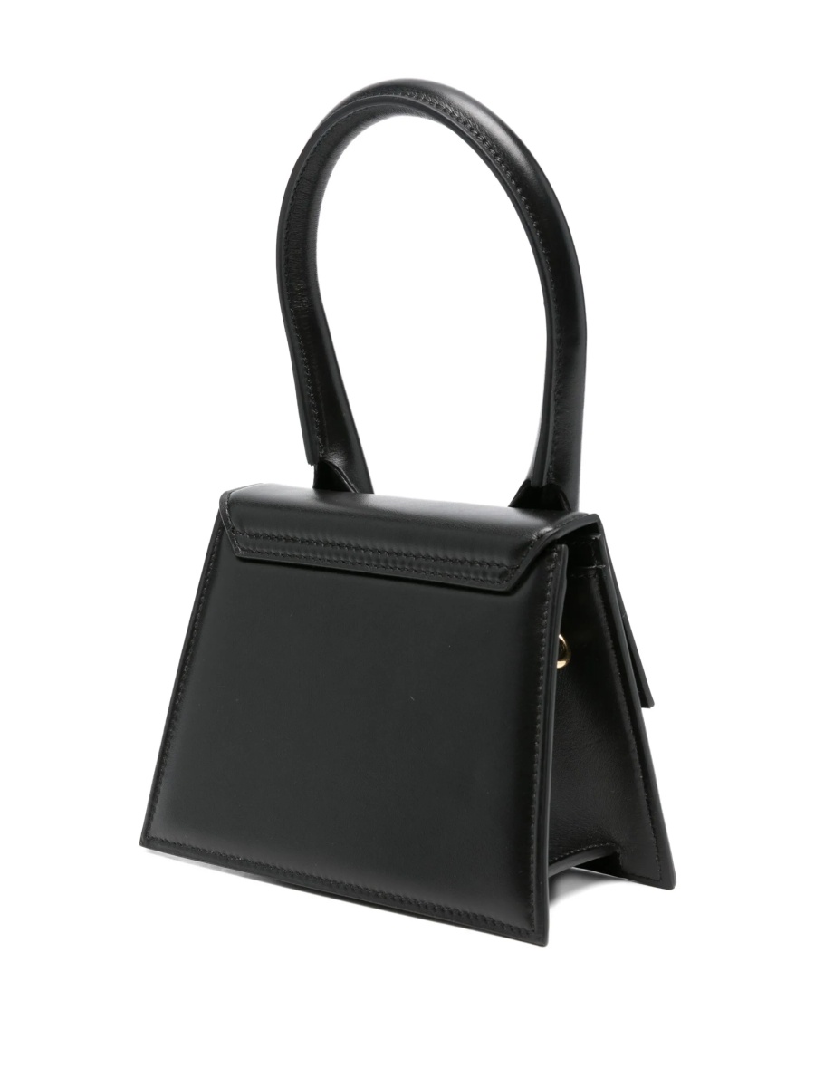 Geanta de mana JACQUEMUS Chiquito neagra din piele - Img 3