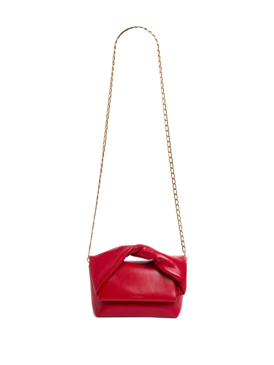 Geanta de mana JW Anderson rosie din piele - Img 5